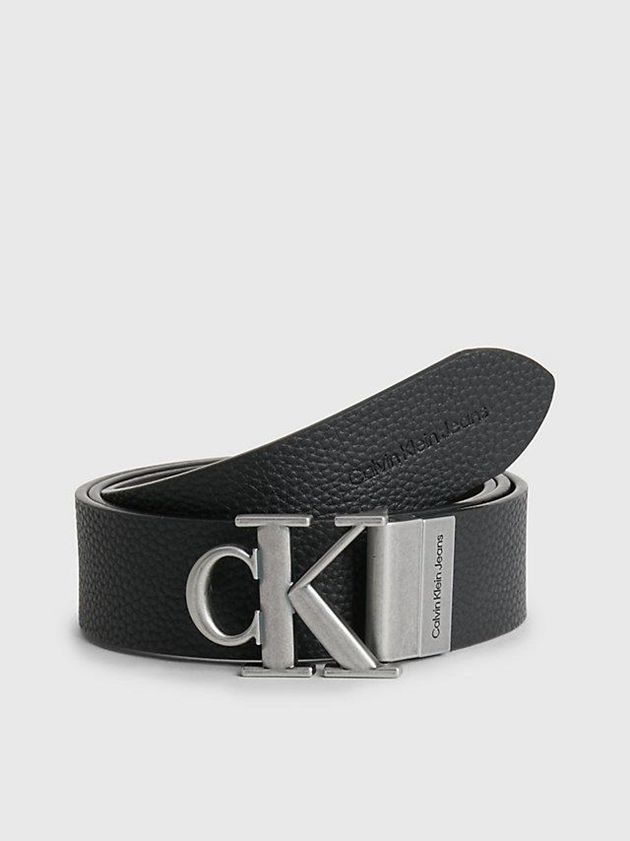 Calvin Klein USA Reversible Leather Mens Belt Black 9047628-DN